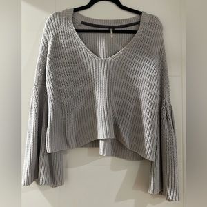 Free People Cropped Sweater